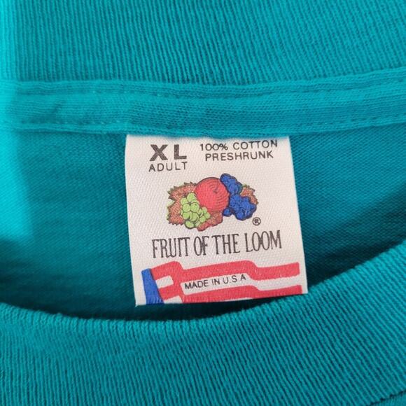 World Youth Day 1993 T Shirt Adult XL 90s Fruit of the Loom Made USA Blue VTG - Picture 7 of 10